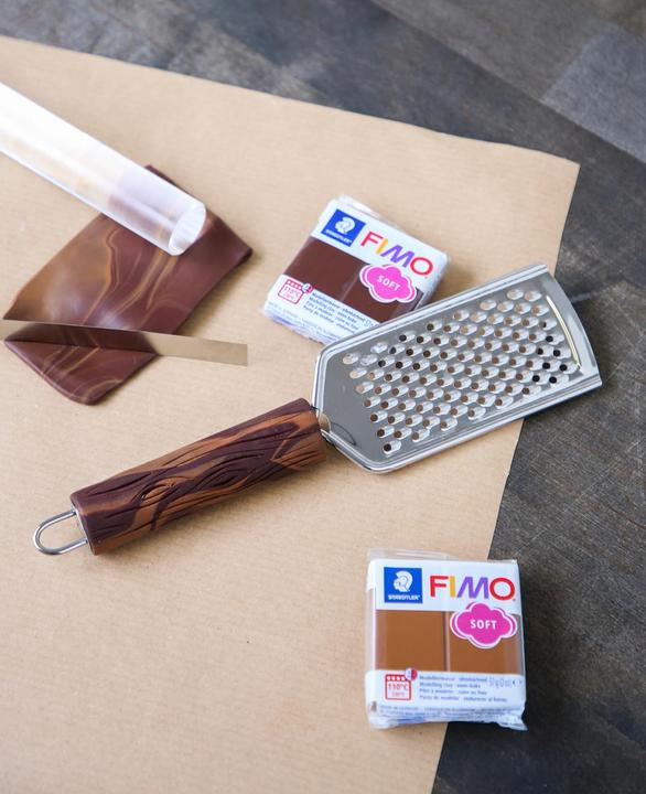 Actual product image I Am Creative Parmesan grater, Fimo accessories, 5 pcs.