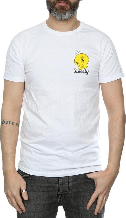 Immagine prodotto Looney Tunes Tweety Pie Head Maglietta Uomo (L)