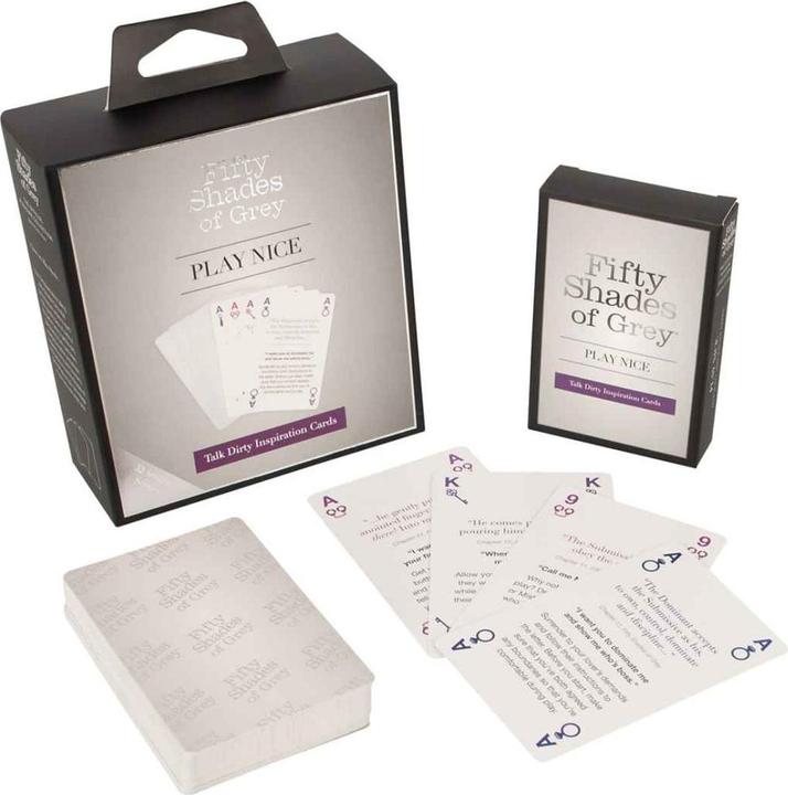 Produktbild Fifty Shades of Grey Play Nice Talk Dirty Inspiration Cards (Spielesammlung, Englisch)