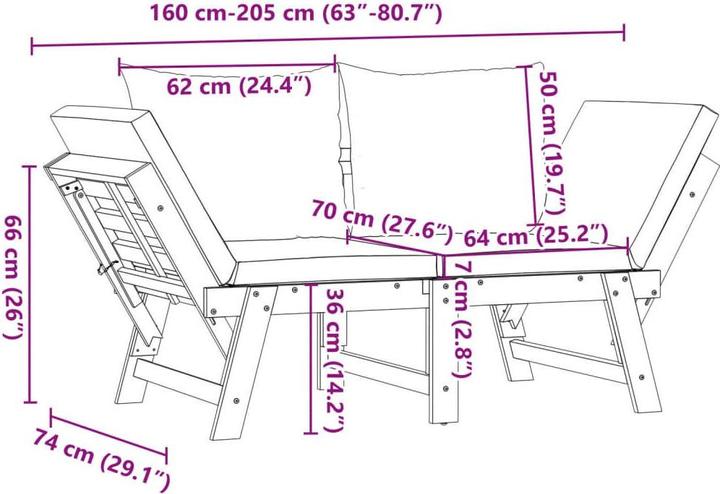 Produktbild VidaXL Zitella