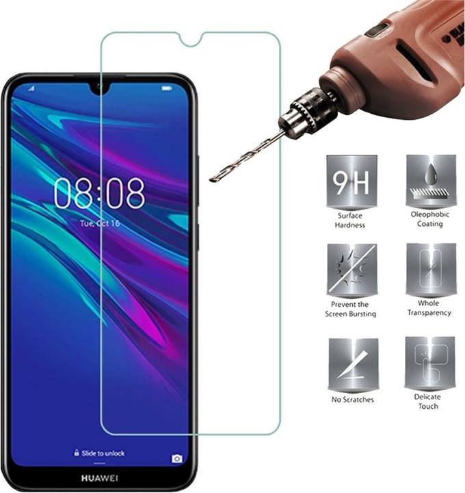 Produktbild Screenguard Huawei Y6 2019 Panzerglas Schutzfolie Case Friendly Design (1 Stück, Huawei Y6 (2019))