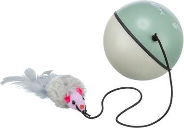 Actual product image Trixie Turbinio ball with motor and mouse (Cat activity toy)
