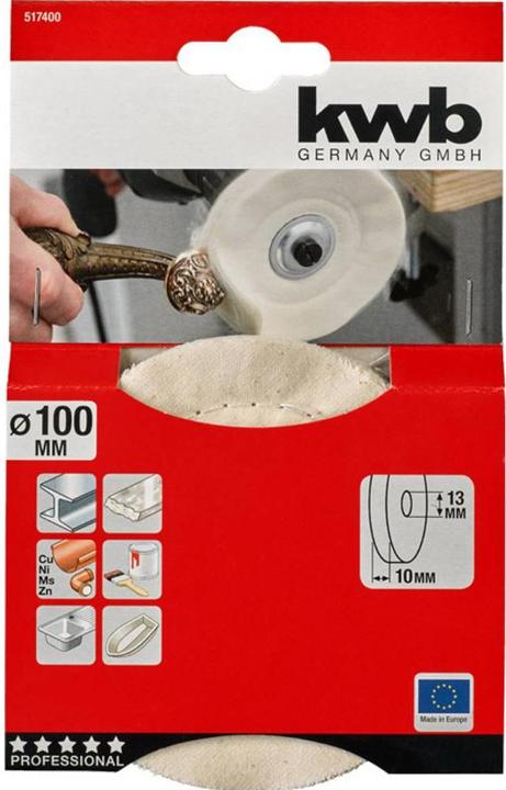 Produktbild kwb Schwabbelscheibe 100mm