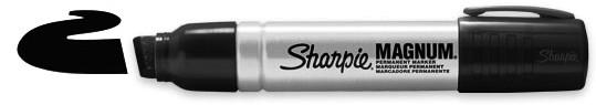 Produktbild Sharpie Feiner Permanentmarker (Schwarz, 14.80 mm, 1 x)