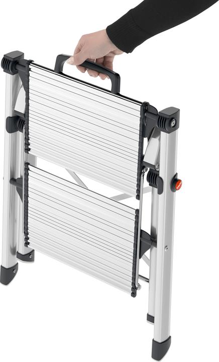 Produktbild Hailo MK80 ComfortLine, Komfort-Trittleiter, 2 Stufen (Trittleiter, 46 cm)