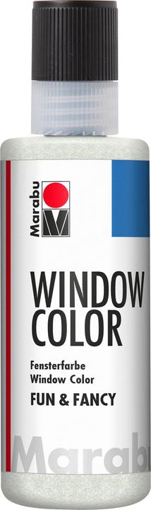 Actual product image Marabu Window Color Fun & Fancy (Glitter silver, 80 ml)