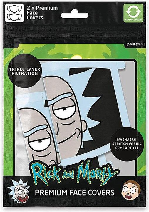 Produktbild Pyramid Rick and Morty: Mundschutz Rick (2er Set)