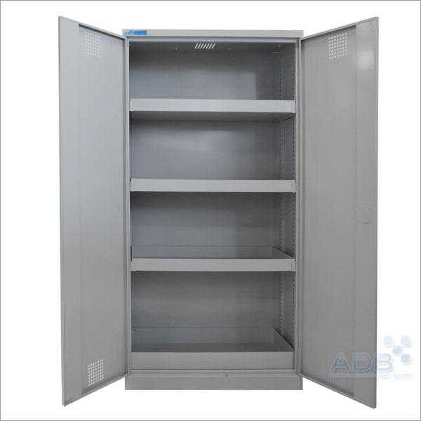 Actual product image ADB Environmental cabinet 40729 light grey 92.0 x 58.0 x 192.0 cm, assembled