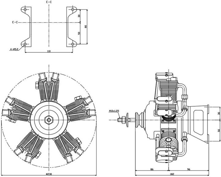 Produktbild Saito Fg-73r5