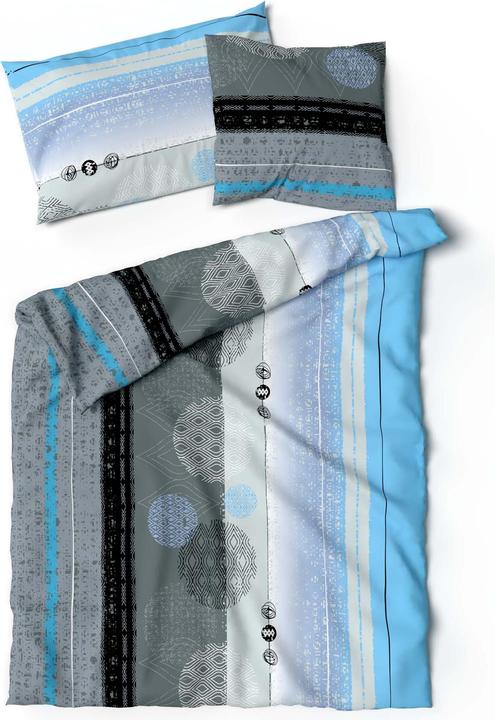Immagine prodotto Lotus Bettwaren Biancheria da letto in raso Elenie (Copripiumino, 135 x 170 cm)