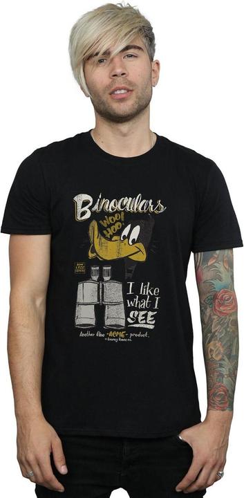 Produktbild Looney Tunes Daffy Duck Binoculars TShirt (L)