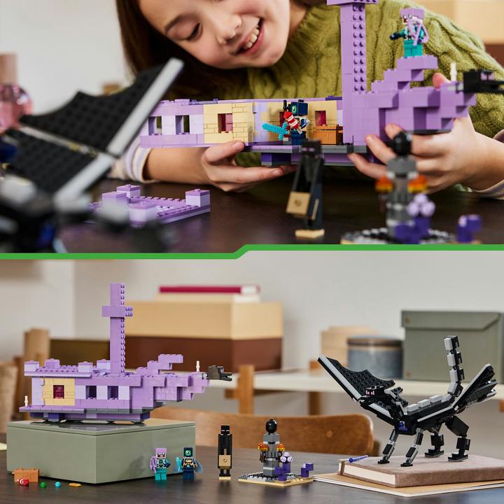 Actual product image LEGO 21264 The Ender Dragon and the Ender Ship (21264, LEGO Minecraft)