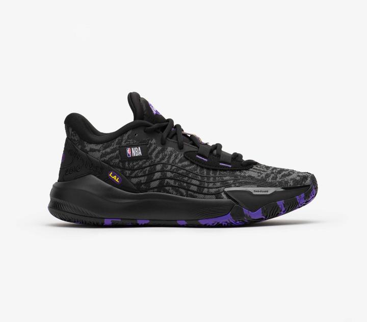Tarmak Damen/Herren Basketball Schuhe NBA Los Angeles Lakers - Fast 900 Low-1 schwarz
