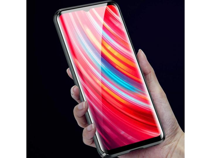 Actual product image G-Case Xiaomi Redmi Note 8 Aluminium Magnetic Glass Case Cover (Xiaomi Redmi Note 8)