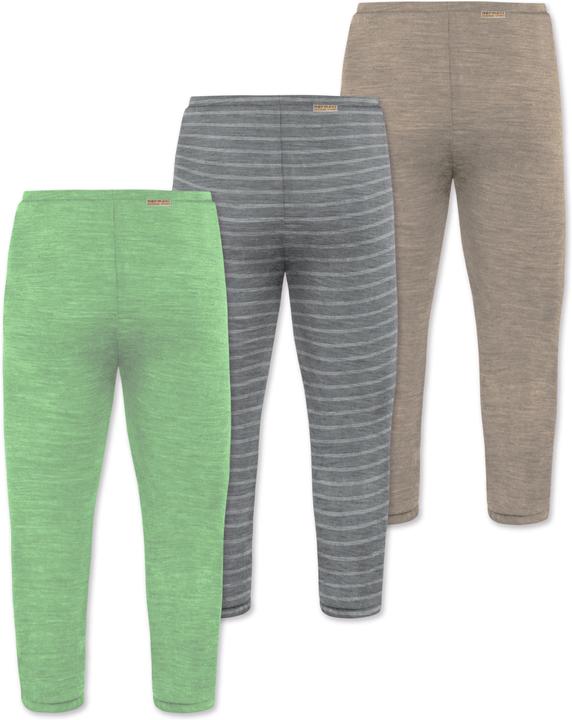 Immagine prodotto Normani Confezione da 3 pantaloni baby merino con piedini - 9543 (68)
