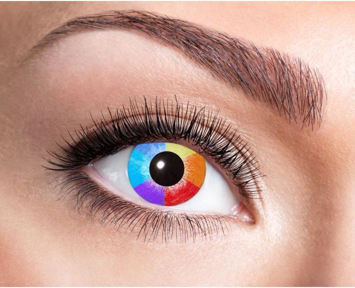 Image du produit Eyecatcher Lentilles de contact UV arc-en-ciel (Multicolore)