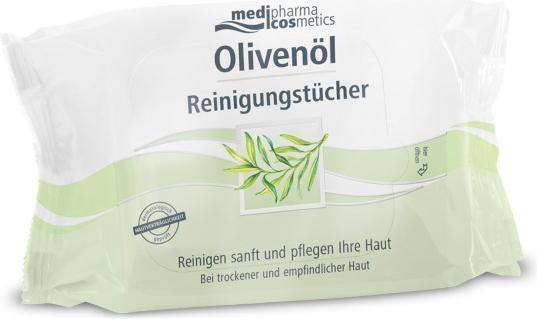 Produktbild Dr. Theiss Olivenöl Reinigungstücher, 25 St TUE