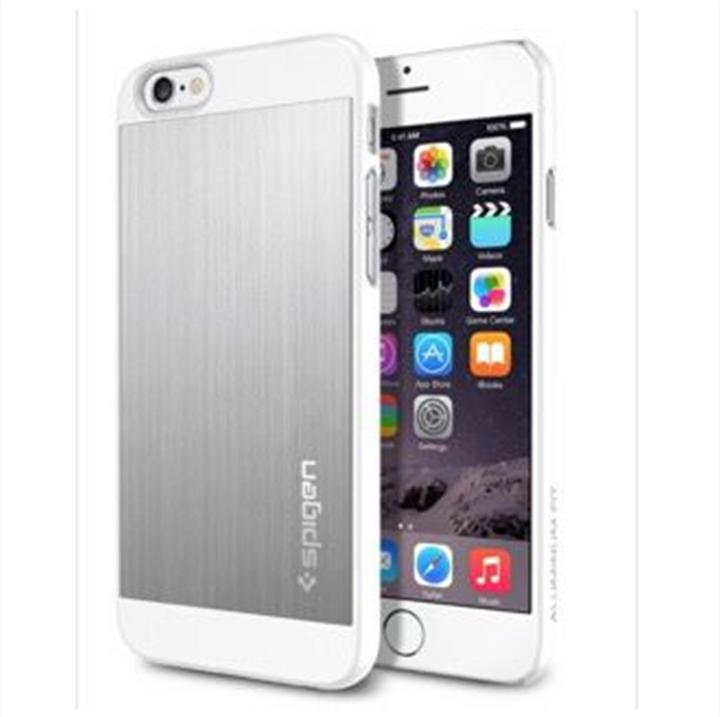 Produktbild Spigen Aluminum Case für iPhone 6/6S (4.7") Satin Silver (Apple iPhone 6)