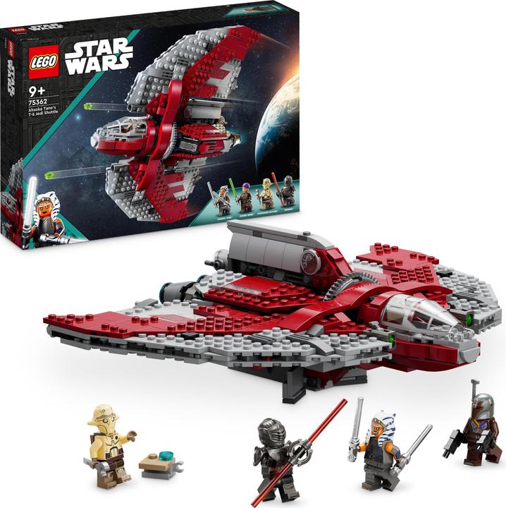 Produktbild LEGO Ahsoka Tanos T-6 Jedi Shuttle (75362, LEGO Star Wars)
