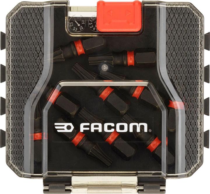 Image du produit Facom Jeu d'embouts hexagonaux, Phillips, Pozidriv, Torx résistant aux chocs, 50 pièces, longueur 25 mm (25mm)