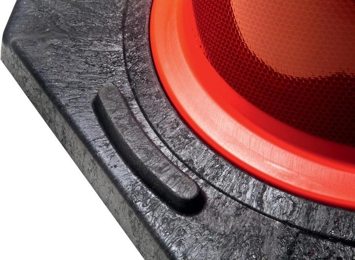 Actual product image HP Autozubehör Traffic cone TL height 500 mm BAST tested, 2 strips 33 x 33 cm
