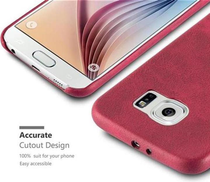 Produktbild Cadorabo Hard Cover Kunstleder mit Struktur (Samsung Galaxy S6)