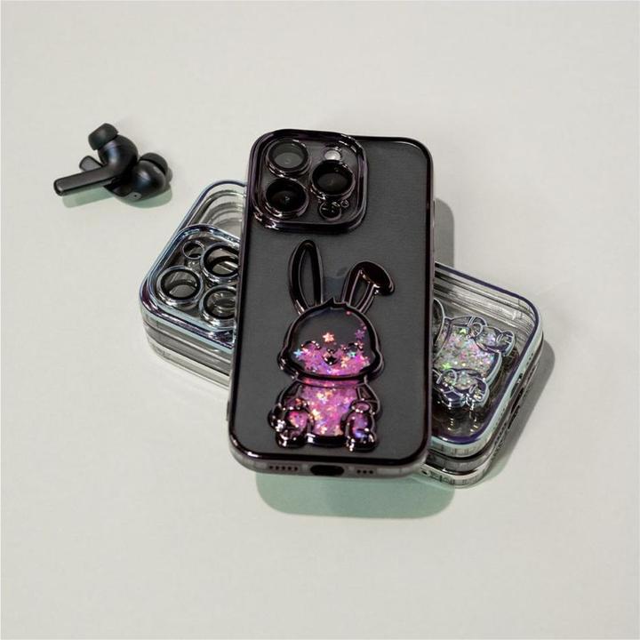 Actual product image iLike iPhone 14 Pro Silicone Case Print Desire Rabbit (Apple iPhone 14 Pro)
