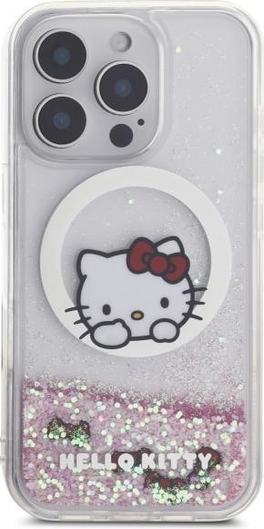 Productafbeelding Hello Kitty HKHMP16XLSWKH iPhone 16 Pro Max 6,9" biały/witte hardcase Liquid Glitter Sweet Kitty B (Apple iPhone 16 Pro Max)