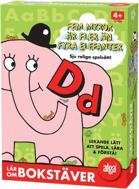 Actual product image Alga Fem myror - lär om bokstäver board game Bildend (Swedish)