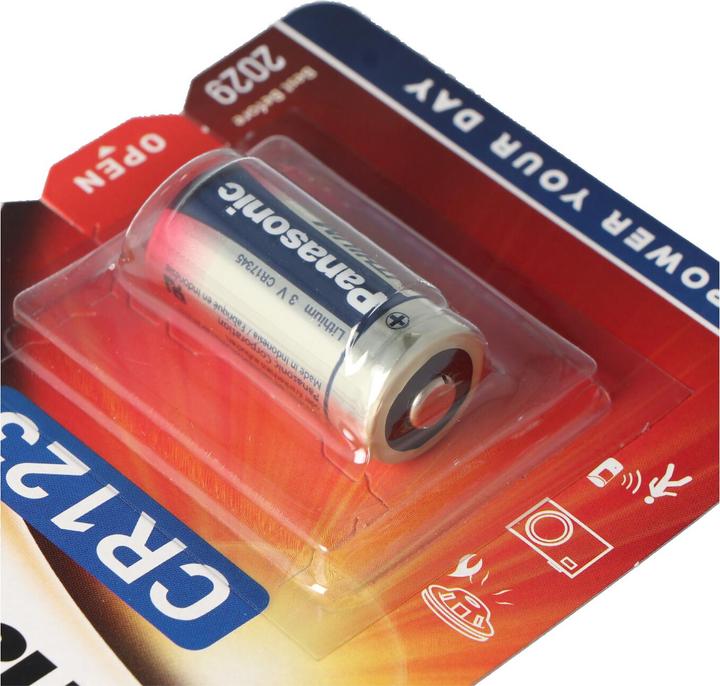 Image du produit Panasonic Photo Lithium (1 pcs, CR123A, 1400 mAh)