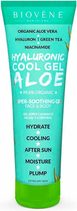 Produktbild Biovène Biovene Hyaluronic Cool Gel Aloe Ultra-Smoothing Gel For Body And Face 200Ml (Körpercreme, 200 ml)