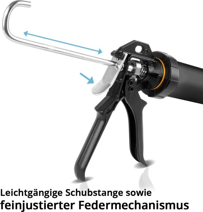 Immagine prodotto Stahlwerk Pistola per silicone SPB-600 ST con pistola per silicone in alluminio da 600 ml