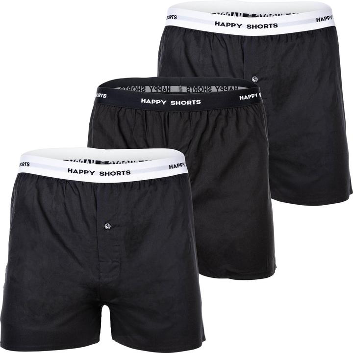 Produktbild Happy shorts Web-Boxershorts Casual Bequem sitzend (L, 3er Pack)