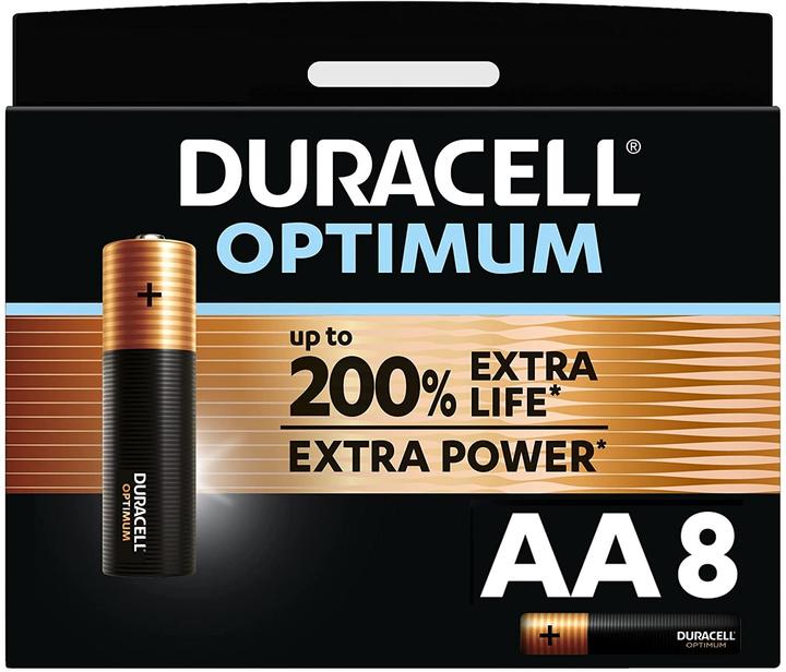 Actual product image Duracell Optimum (8 pcs., AA)