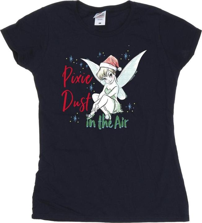 Actual product image Disney Womens/Ladies Tinker Bell Pixie Dust Cotton T-Shirt (XXL)