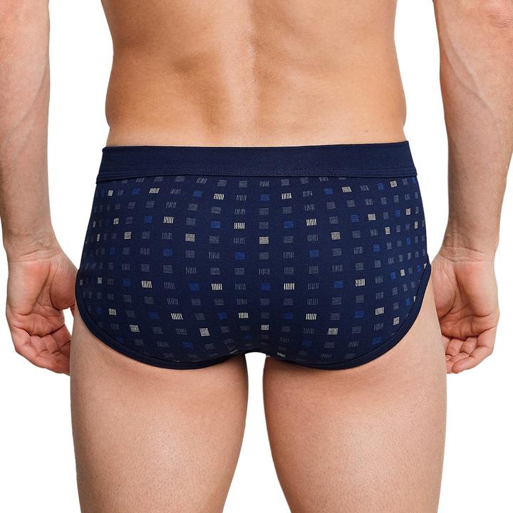 Actual product image Schiesser Pack of 4 Cotton Essentials Fine Rib Sports Briefs (M, pack of 4)