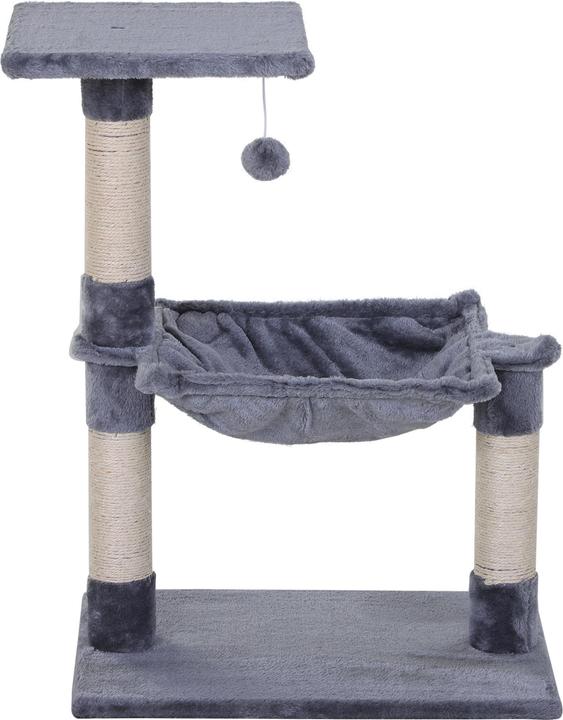Image du produit PawHut Arbre à chat avec colonnes en sisal (70 cm, Gris)