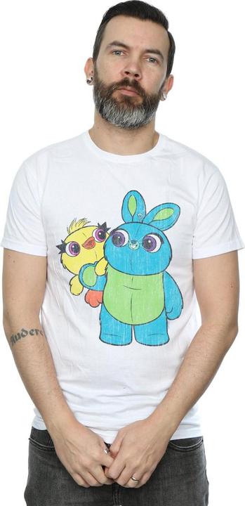 Produktbild Disney Toy Story 4 Ducky And Bunny Distressed Pose TShirt (L)