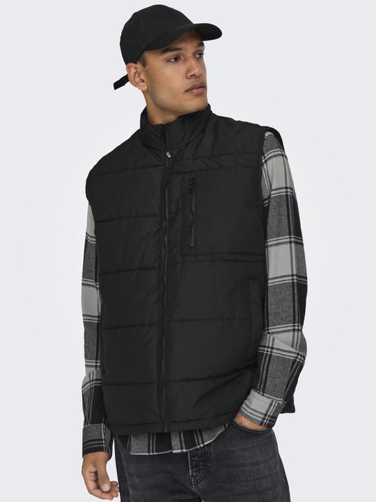 Immagine prodotto Only & Sons Gilet a collo alto trapuntato (L)