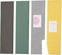 Image du produit eurokraft basic Panneau acoustique mural, h x l 1200 x 300 mm, lot de 4, gris foncé.
