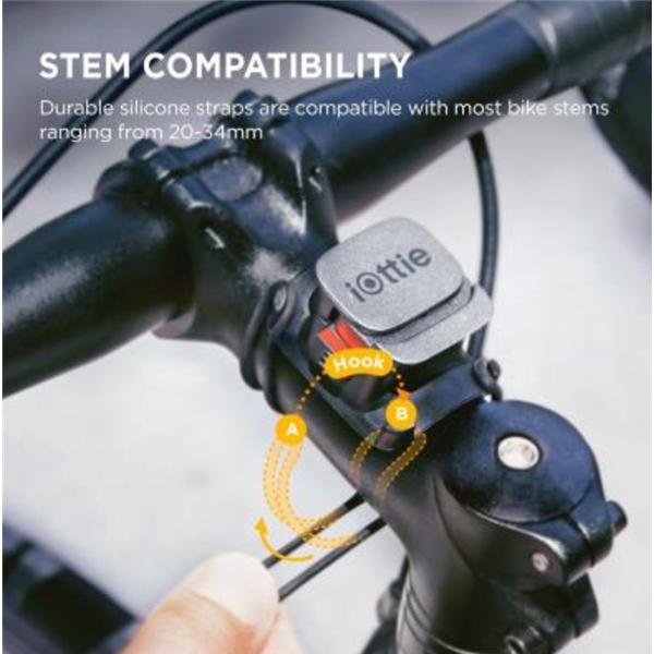 Produktbild iOttie Befestigung mit Silikonstraps, für Fahrradstangen Ø25mm-40mm