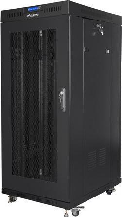 Produktbild Lanberg Standschrank 19 Zoll 22HE 800x800 Gittertür (22 HE, 19 Zoll Rack)