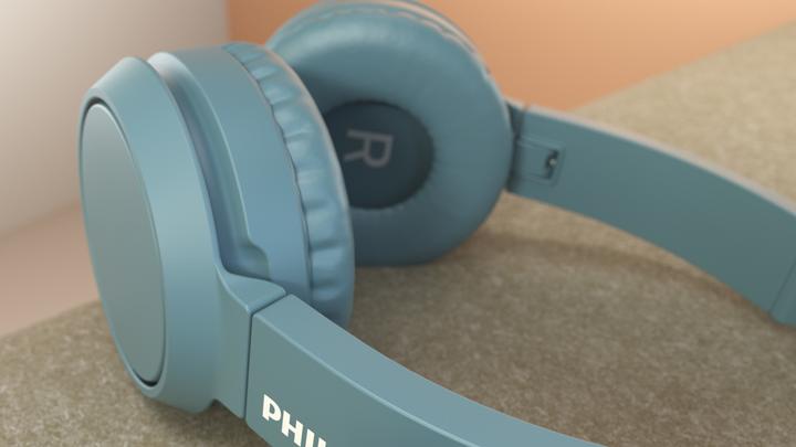 Produktbild Philips BASS+ On-Ear-Funkkopfhörer TAH4205BL (keine Geräuschunterdrückung, 29 h, Kabellos)