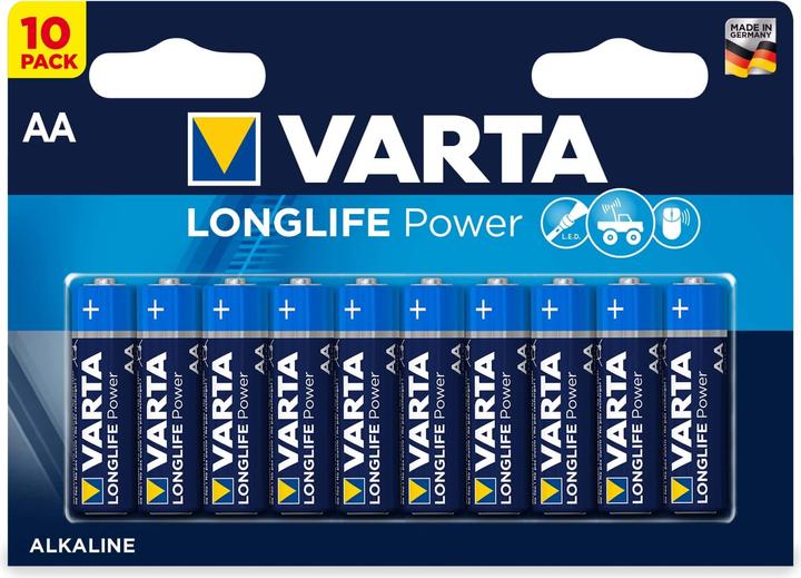 Actual product image Varta long-life power (10 pcs., AA, 2970 mAh)