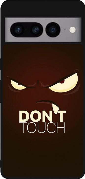 Actual product image PhoneLook Cover silicone black Angry Dont Touch (Google Pixel 7 Pro)