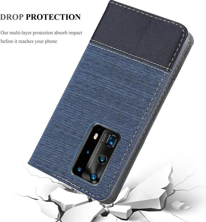 Productafbeelding Cadorabo Boek Jeans Optiek Cover (Huawei P40 Pro+)