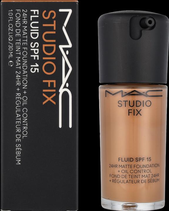 Actual product image MAC Cosmetics Studio Fix Fluid Fond de Teint Sun Protection Factor 15 (re) NC4"5,5" (No. NC45.5)