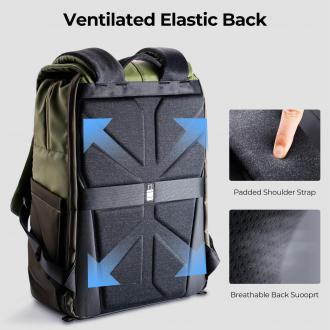 Actual product image K&F Concept Concept Beta Backpack 20l Photo Backpack - Green (Camera shoulder bag, 20 l)