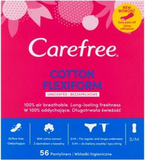 Image du produit Carefree Cotton Flexiform (56 x, Panty liners)