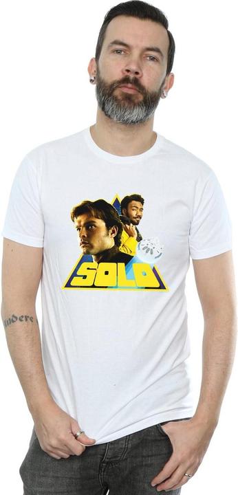 Actual product image Star Wars Mens Solo Retro Triangle T-Shirt (XXL)